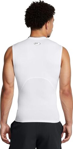 Under Armour - Mens Hg Armour Comp Sl Tank Top, Color White (101), Size: X-Large in Kuwait