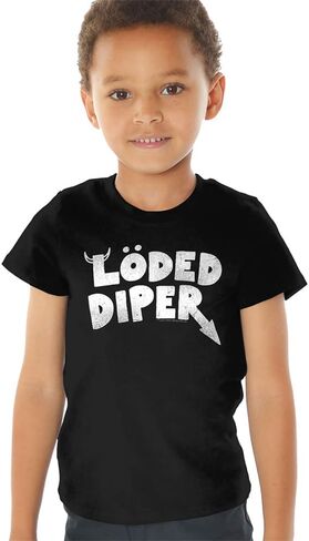 Popfunk Classic Diary of a Wimpy Kid LÖDED DIPER Distressed Logo Unisex Toddler T Shirt in Kuwait