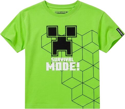 Minecraft Creeper Shirt, Gaming Kids T Shirt For Boys, Creeper Boys Tshirt in Kuwait