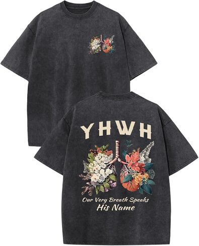 Boys Christian Graphic Tees Jesus YHWH Shirt for Kids God Faith Acid Wash Tshirt Bible Verse Religious T Shirts Tops in Saudi Arabia
