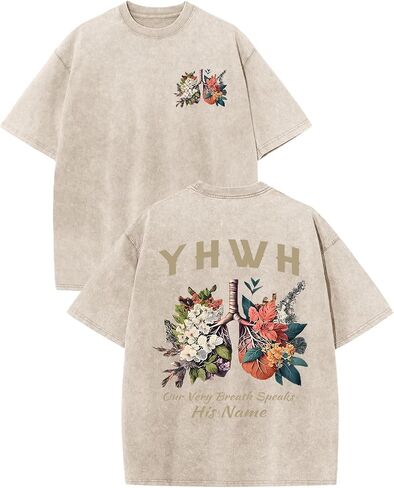 Boys Christian Graphic Tees Jesus YHWH Shirt for Kids God Faith Acid Wash Tshirt Bible Verse Religious T Shirts Tops in Saudi Arabia