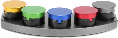 Estink Watch Oiler Kit Watch Repairing Oiler Stand Maintenance Tools 5 Colored Oil Dishes with Alloy for Lubrication in Kuwait