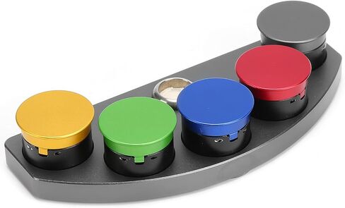 Estink Watch Oiler Kit Watch Repairing Oiler Stand Maintenance Tools 5 Colored Oil Dishes with Alloy for Lubrication in Kuwait