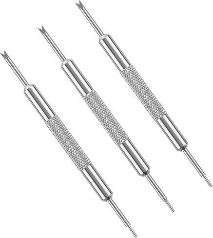 Mabor 3 Pack Stainless Steel Spring Bar Tool Double-Ended Watch Band Removal Link Kit Pin Resizing Repair Fix Sizing Adjustment Remover Accessories for Wristwatch Strap Replacement 3.03 Inch in Kuwait