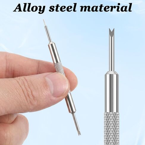 Mabor 3 Pack Stainless Steel Spring Bar Tool Double-Ended Watch Band Removal Link Kit Pin Resizing Repair Fix Sizing Adjustment Remover Accessories for Wristwatch Strap Replacement 3.03 Inch in Kuwait