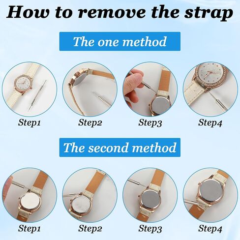 Mabor 3 Pack Stainless Steel Spring Bar Tool Double-Ended Watch Band Removal Link Kit Pin Resizing Repair Fix Sizing Adjustment Remover Accessories for Wristwatch Strap Replacement 3.03 Inch in Kuwait