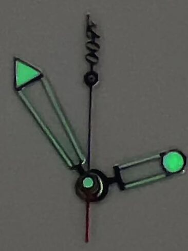 3-Hand Green Luminous Watch Hands Set Fit for 8215/8200/Mingzhu 2813 Movement Movements DIY Watch Repair-8 * 12 * 13MM in Saudi Arabia