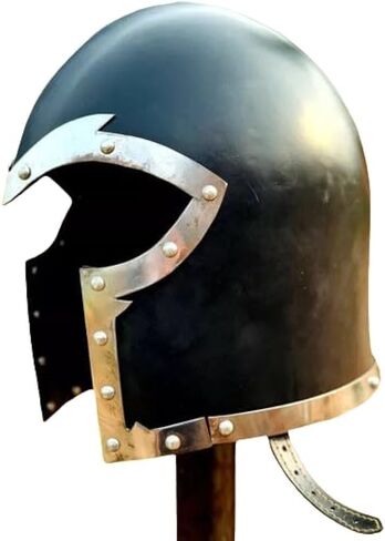 Magneto-Inspired Wearable Helmet with A Barbuta-Style Medieval Design for Cosplay, Roleplay,LARP in Saudi Arabia
