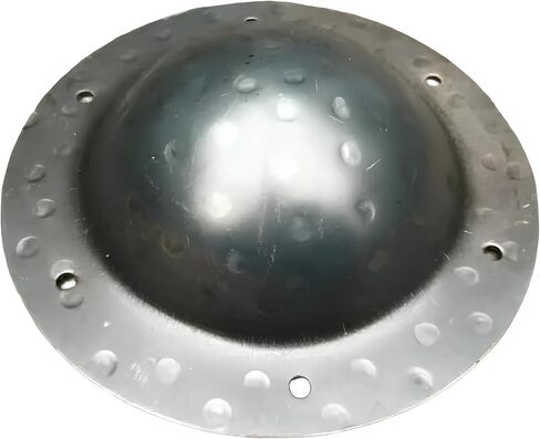 Medieval Roman Shield Boss (Umbo) 8" Steel Protective Center for DIY Shields, LARP & Reenactment in Kuwait