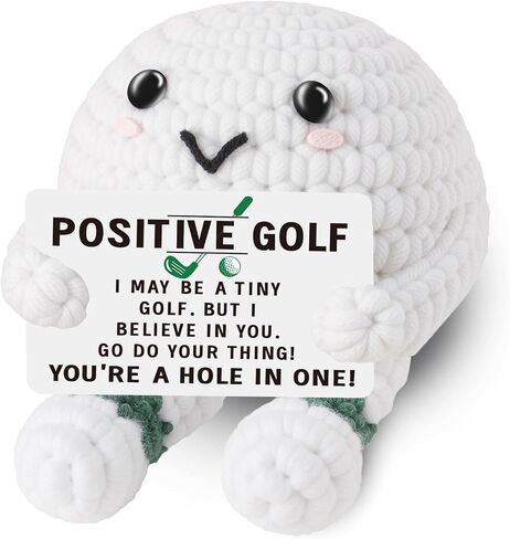 Positive Football Crochet - Handmade Football Gifts for Men Women Son Daughter - Emotional Inspirational Support Gift for Teammate Coach Boyfriend Brother in Saudi Arabia