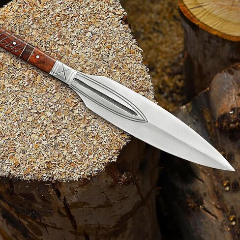 Handmade Viking Spear, Forged Steel Blade, Authentic Norse Weapon Replica, Hardwood Shaft – Collectible Piece, Collector's Piece, (Viking Spear) in Saudi Arabia