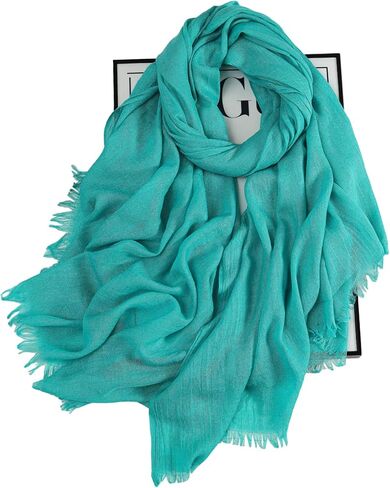 Solid Color Cotton And Linen Textured Scarf, Women'S High-End Sunscreen Beach Shawl in Saudi Arabia
