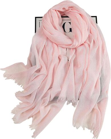 Solid Color Cotton And Linen Textured Scarf, Women'S High-End Sunscreen Beach Shawl in Saudi Arabia