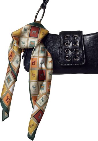 iiimmu Women's Hair Scarf 27.5 IN Square Scarves Lightweight Fashion Neck Silk Satin Head Scarf Hair Bandana in Saudi Arabia
