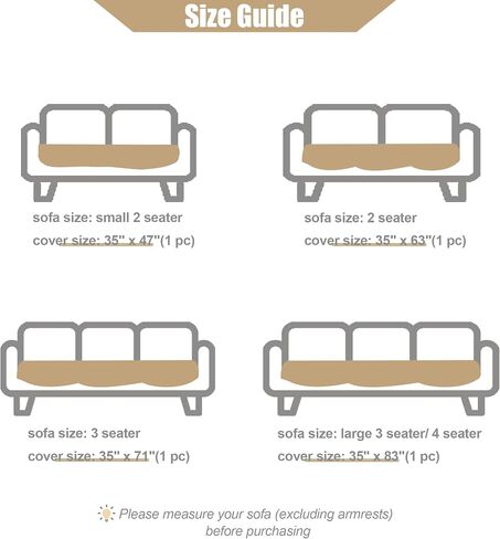 Plush Couch Cover for Pets Washable Non-Slip Sofa Cover Pet Friendly Couch Protector Irregular Slipcover for Loveseat and Sectional Sofa (Beige, 35" x 47") in Saudi Arabia