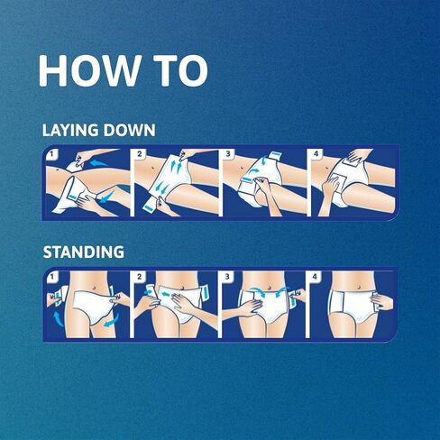 Tena ProSkin Unisex Stretch Plus Briefs, Adult Diapers with Tabs, Maximum Absorbency, Incontinence and Bladder leaks Control, 3XLarge, 32 Count in Kuwait