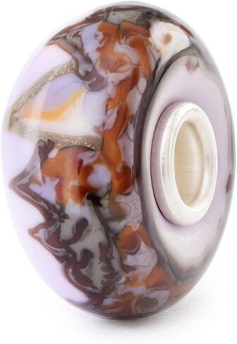 خرزة زجاجية من TROLLBEADS Purple Mountain Majesties - تحية للمناظر الطبيعية الأمريكية | سحر العلامة التجارية الأصيلة | زجاج | الولايات المتحدة الأمريكية حبة البلد 2025 | مجموعة تصميم التصميم in Kuwait