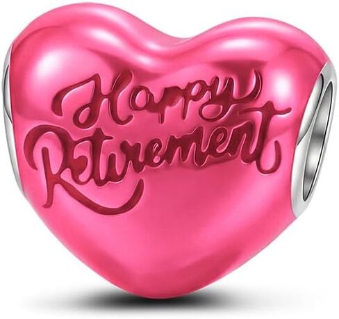 Happy Retirement Charm for bracelets,Retirement Gift for Woman Coworker Employee Boss Leader Friends Retired Teacher Nurse, Retirement Gifts for Women 2026, Going Away Gifts for Colleagues in Saudi Arabia