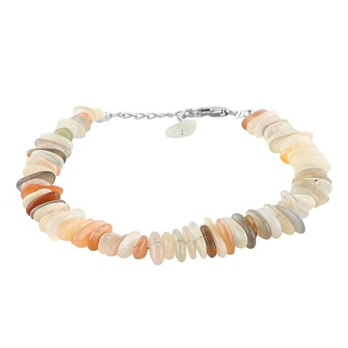 CRYSTALIS 4mm+ Natural Larimar Pectolite Beads Slider Bolo Bracelet, Beaded Crystals, Chakra Healing Stones, Delightful Womens Gemstone Jewelry, 925 Sterling Silver 10 inch in Saudi Arabia