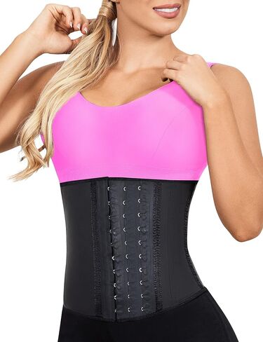LadySlim COLOMBIAN Fajas Colombianas Reductoras para Mujer Short Torso Sport Workout Latex Waist Trainer for Women in Saudi Arabia