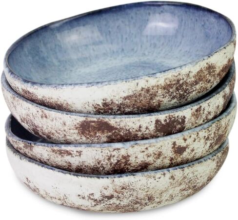 roro 5 Inch Handmade Ceramic Small Bowl, Rustic Coral in Saudi Arabia