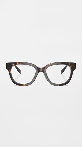Tory Burch Women's Miller Pillow Eyeglasses, Dark Tortoise, One Size in Kuwait
