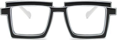 Stylish Glasses for Women, Square Fake Glasses with Clear Lens, Eyewear Glasses Frames in Saudi Arabia