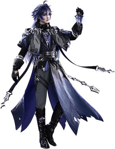 KIRA KIRA Flins Cosplay Costume Doki-SR Song of the Welkin Moon Genshin Flins Halloween Costume for Women Men in Saudi Arabia