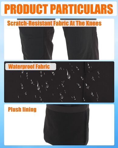 CYCYHEAT Heated Pants for Men and Women, Snow Ski Waterproof Softshell Snowboard Pants, 20000mAh 7.4V Battery in Kuwait