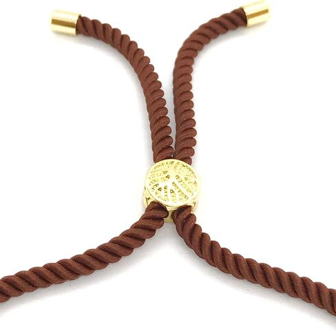 LESLIE BOULES Beautiful Religious Scapular Bracelet For Women Satin Cord Ajustable in Kuwait