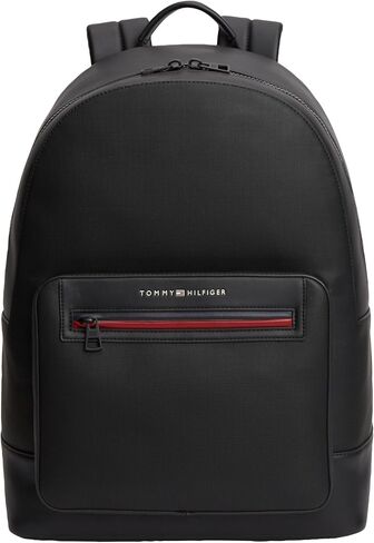 Tommy Hilfiger Men's Foundation Backpack, BLACK One Size in Saudi Arabia