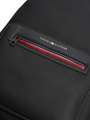 Tommy Hilfiger Men's Foundation Backpack, BLACK One Size in Saudi Arabia