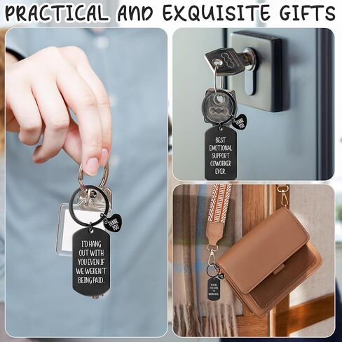 12Pcs Team Appreciation Gifts for Coworker Funny Keychain for Work Sassy Office Gift for Mens Women Friends Birthday Going Away Leaving Farewell Goodbye in Saudi Arabia