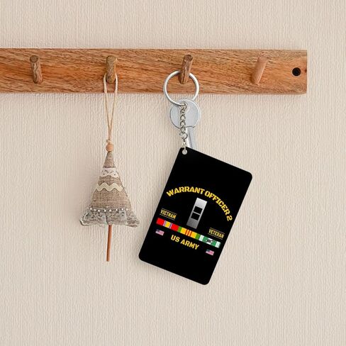 Us Chief Warrant Officer 2 Emblem Cw2 Rank Insignia Vietnam Veteran Acrylic Keychain 2x3in Men Women Daily Outdoor Carry0 in Saudi Arabia