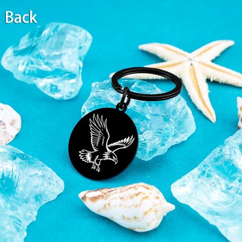 American Eagle Keychain For Men Eagles Gifts For Men Women Teenage Boys Girl Eagles Keychains Patriots Gifts Graduation Father's Day Birthday Gifts For Man in Kuwait
