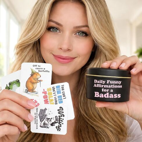 70 Badass Affirmation Cards for Women - Funny Birthday Gifts for Best Friend, Sisters, Coworkers, Daughters - Inspirational Graduation Gift for Her - Self Care, Motivational & Daily Encouragement in Saudi Arabia