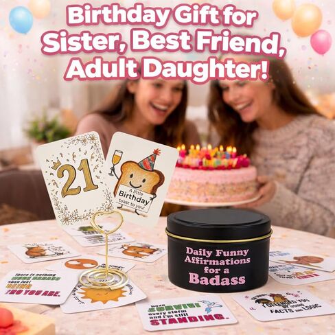70 Badass Affirmation Cards for Women - Funny Birthday Gifts for Best Friend, Sisters, Coworkers, Daughters - Inspirational Graduation Gift for Her - Self Care, Motivational & Daily Encouragement in Saudi Arabia