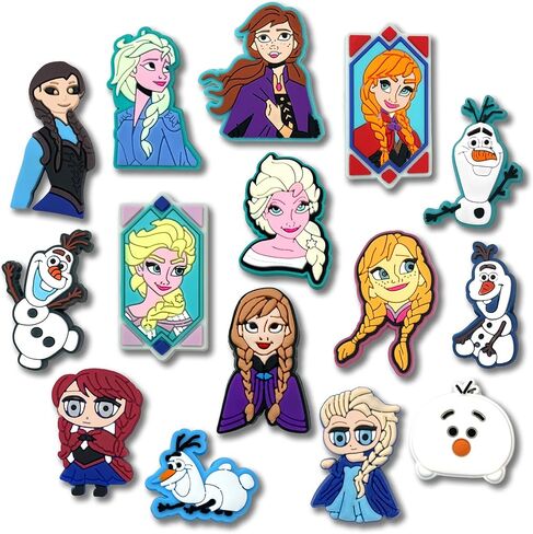 15 30PCS Shoe Decoration Charms for Clog Sandals, Princess Shoe Accessories Charms for Adults (15) in Saudi Arabia