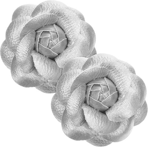 FRCOLOR 2pcs Flower Shoe Clips for Wome Floral Shoe Charms Clips Elegant Rose Removable High Heel Jewelry for Women Lady Bridal Weddings Party Golden in Kuwait