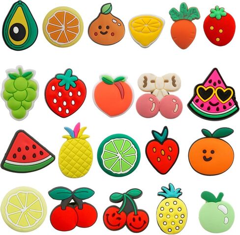 33,57,100 Pcs Random PVC Shoe Charms Multiple styles Garden Shoe Charms Accessories for Girls,Boys and Adult Party Gift in Saudi Arabia