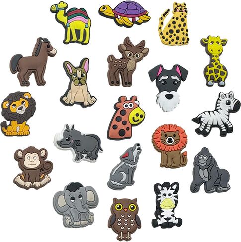 33,57,100 Pcs Random PVC Shoe Charms Multiple styles Garden Shoe Charms Accessories for Girls,Boys and Adult Party Gift in Kuwait