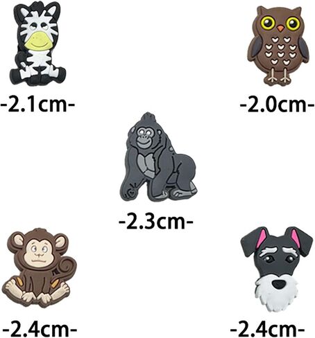 33,57,100 Pcs Random PVC Shoe Charms Multiple styles Garden Shoe Charms Accessories for Girls,Boys and Adult Party Gift in Kuwait