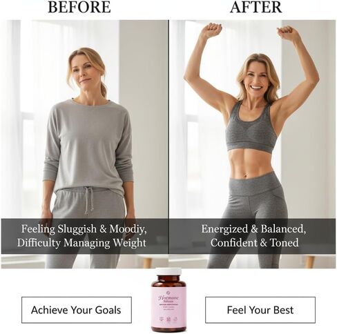 Hormone Balance for Women - Daily Wellness Support and Weight Management for Midlife, Mood & Energy Support, 60 Capsules. in Kuwait