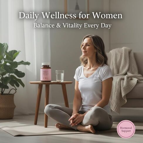 Hormone Balance for Women - Daily Wellness Support and Weight Management for Midlife, Mood & Energy Support, 60 Capsules. in Kuwait