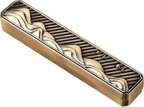 Lyre-Shaped Incense Holder Burner with Ash Catcher - Durable Zinc Alloy Outdoor Tray for Meditation, Yoga & Zen Decor, Portable Ancient-Inspired Spiritual Accessory in Kuwait