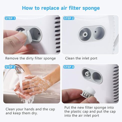 Nebulizer Replacement Air Filter Sponges, Round White Air Filters for Compressor Systems（50 Pcs） in Saudi Arabia