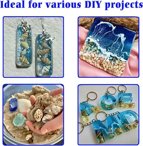 Tiny sea shells & 30 Tiny Starfish Decor Mixed Ocean Beach Spiral Seashells for Home Decor,Wedding Decor, Ocean Theme Decor, DIY Fish Tank and vase filler & decorative basket fillers (0.48"-1.35") in Saudi Arabia