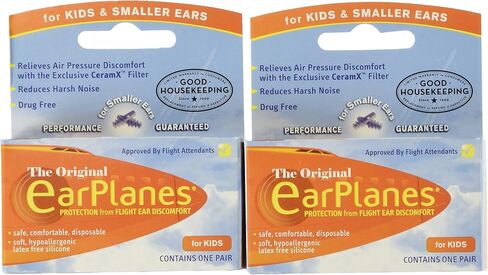 Ear Plugs - Children's Ear Protection for Airplane Travel - 2 pack in Kuwait