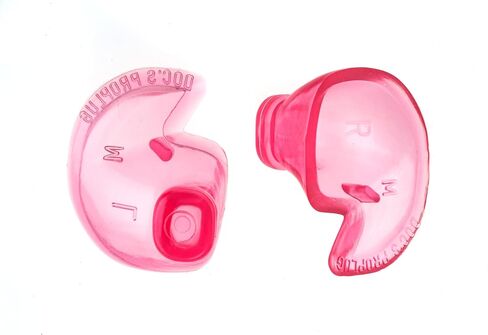 Small – Non-Vented Doc’s Proplugs – Pink – Non-LEASHED – Reusable Earplugs for Swimming, Bathing, Light Industrial Use | Blocks Water, Noise, & Irritation | Includes Case | Made in USA in Kuwait