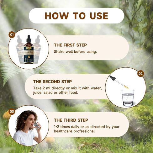 2 Pack*90ml Lions Mane Liquid Drops Organic Mushrooms Supplement with L-Theanine Lemon Balm Lion's Mane Extract Drop for Adults Brain Support for Memory Focus Clarity Free of Alcohol Sugar Tasteless in Saudi Arabia